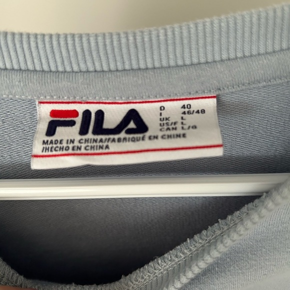 Fila Women's Gray Crewneck Sweater - Picture 3 of 4